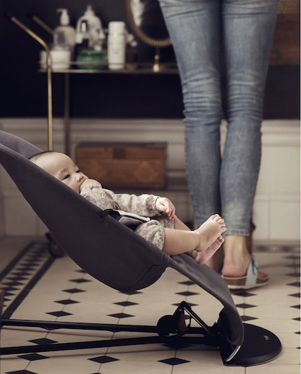 BabyBjorn Χειροκίνητο Relax Μωρού Balance Soft Blue & Grey για Παιδί έως 13kg