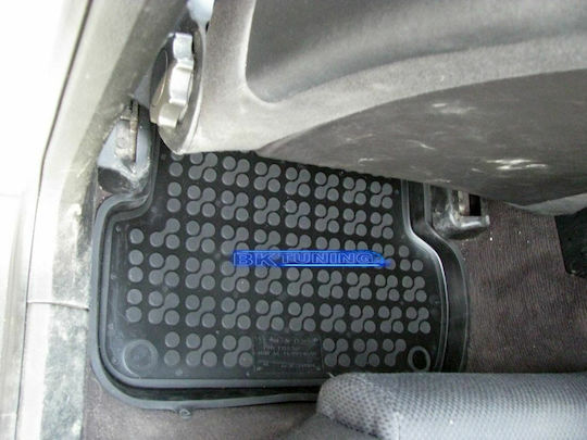 Rezaw Plast Set of Front and Rear Mats 4pcs Tray Type for Audi A4 2001-2008 Black