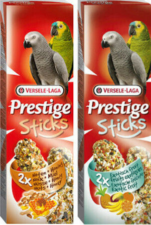 Versele Laga Prestige Sticks Food Sticks for Big Parrots Exotic Fruit 70gr 2τμχ 140gr