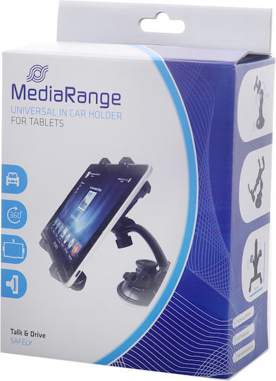 MediaRange Auto Handy- & Tablet-Halterung mit verstellbaren Haken Schwarz