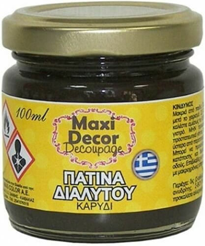 Maxi Decor Πατίνα Διαλυτού Πατίνα Decoupage 100ml