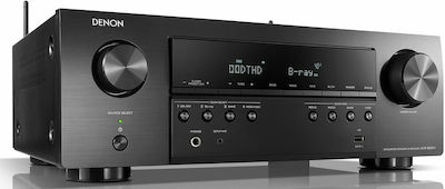 Denon AVR-S650H Home Cinema Radio Amplifier 4K with HDR 5.1 Channels 75W/8Ω 100W/6Ω Black