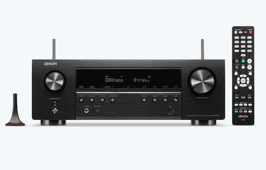 Denon AVR-S760H Ραδιοενισχυτής Home Cinema 4K/8K 7.2 Καναλιών με HDR και Dolby Atmos Μαύρος