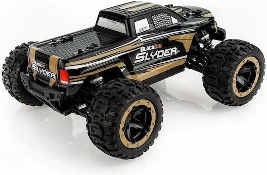 BlackZon Slyder MT Teleghidat Mașină Monster Truck 4WD Auriu