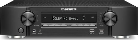 Marantz NR1510 Amplificator Radio Home Cinema 4K 5.2 Canale 50W/8Ω 60W/6Ω cu HDR Argintiu