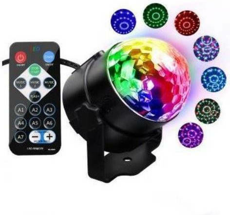 Φωτιστικό 10PCB LED RGB Party Light Φωτιστικό 10PCB LED RGB Party Light