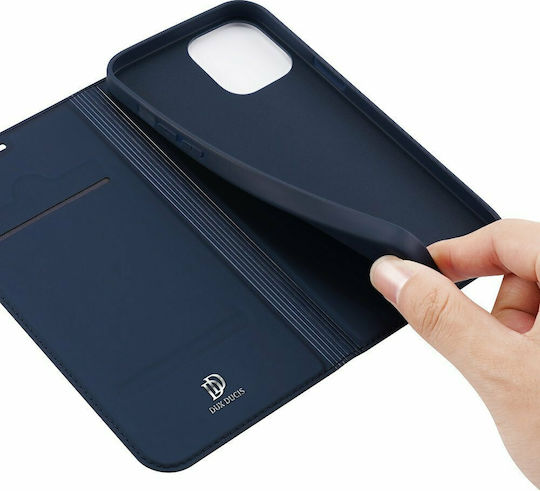 Dux Ducis Skin Pro Book Δερματίνης Μαγνητικό Navy Μπλε (iPhone 12 Pro Max)