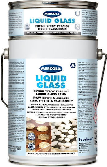 Mercola Liquid Glass Ρητίνη Δύο Συστατικών 3kg