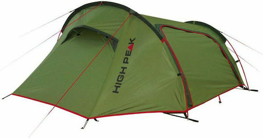 High Peak Sparow LW 2 Camping Tent Tunnel Khaki with Double Cloth 4 Seasons for 2 People Waterproof 3000mm 260x200x90cm