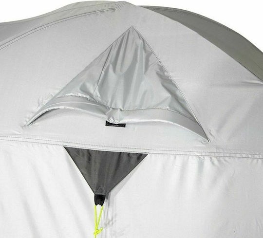 High Peak Kira 3 Camping Tent Tunnel Mountaineering White with Double Cloth 4 Seasons for 3 People Waterproof 3000mm 300x180x120cm
