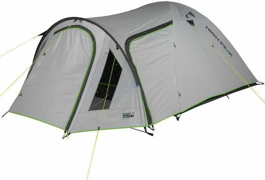 High Peak Kira 3 Camping Tent Tunnel Mountaineering White with Double Cloth 4 Seasons for 3 People Waterproof 3000mm 300x180x120cm