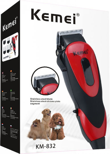 Kemei Dog Grooming Clippers Power ΚΜ-832