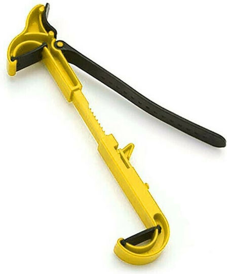 Autoline Wheel Holder Yellow Suport Auto pentru Telefon cu cârlige reglabile Galbenă 9990000007387