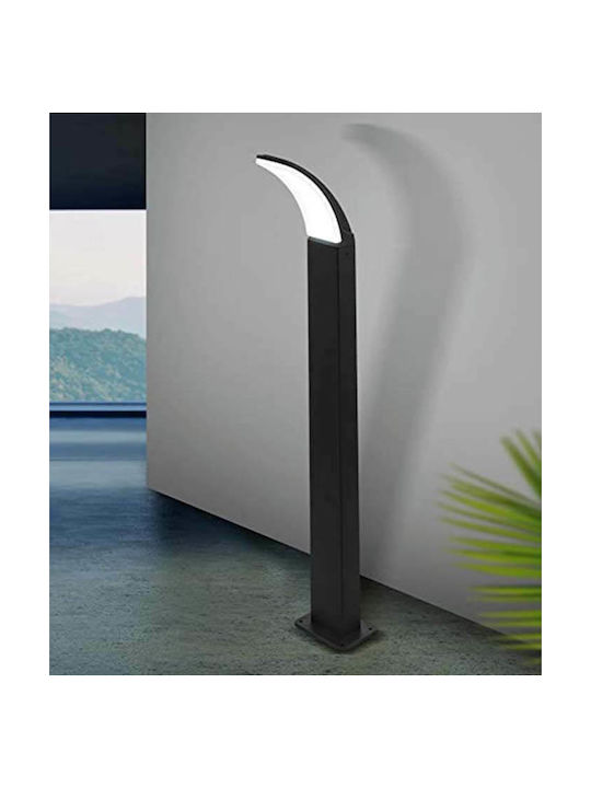 Eglo Fiumicino Outdoor Floor Lamp Small Post 11W with Warm White Light IP44 Black