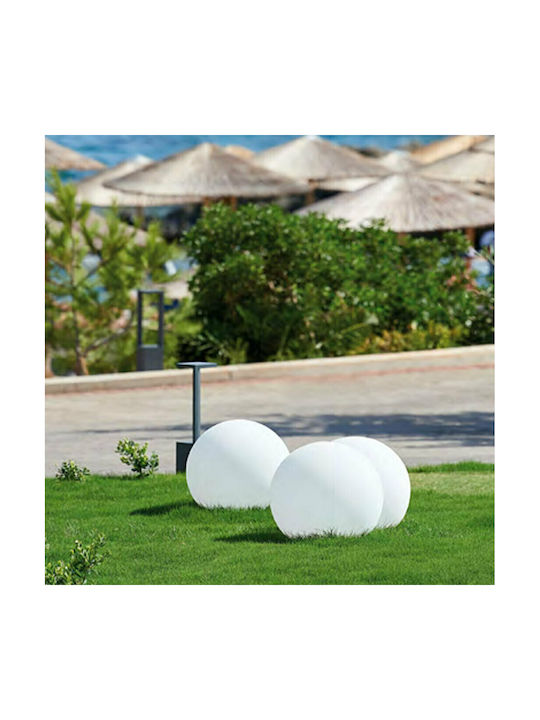 Viokef Vegas Lumină Globul pentru Exterior 25W IP65 pentru Soclu E27 Alb