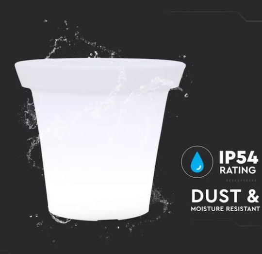 V-TAC V-TAC Flower Pot White 35.5x35.5x32.5cm