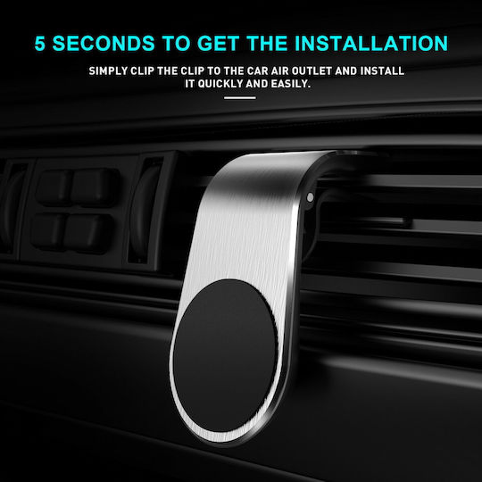 Maxlife MXCH-13 Car Mobile Mount with Magnet Silver
