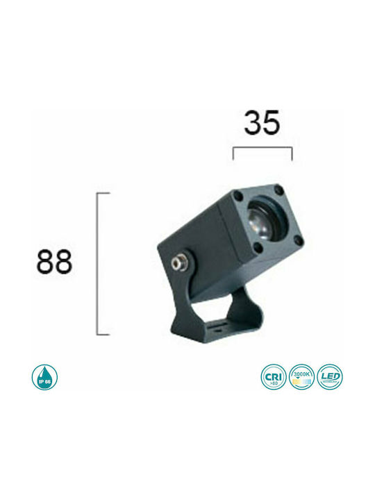 Viokef Aris Außenstehlampe LED 3W 88cm Viokef Aris Außenstehlampe LED 3W 88cm