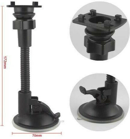Rebeltec Βάση Κινητού Αυτοκινήτου M20 Smartphone Holder με Ρυθμιζόμενα Άγκιστρα
