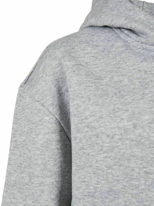 Fleece Παιδικό Φούτερ με Κουκούλα Γκρι