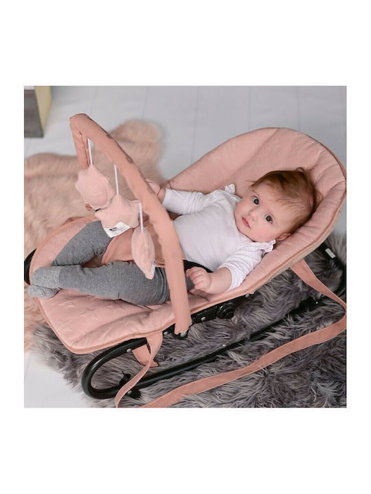 Lorelli Manual Baby Relax Eliza Luxe String Beige Stars for Child up to 9kg