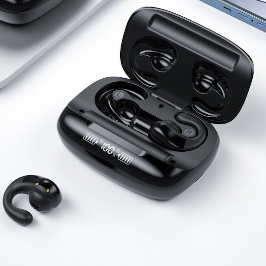 XO X9 In-ear Bluetooth Handsfree Ακουστικά με Θήκη Φόρτισης Μαύρα