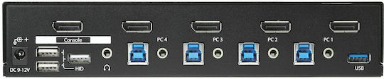 StarTech 4-Port DisplayPort KVM Switch - USB 3.0 - 4K 30Hz