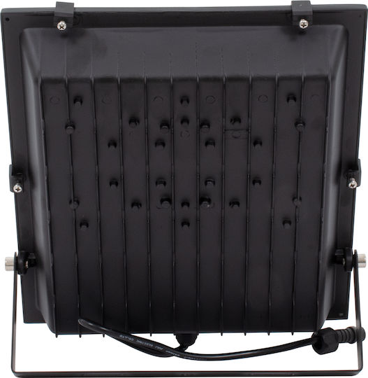GloboStar Rezistent la apă Solar Proiector LED 100W Alb Rece 6000K IP66