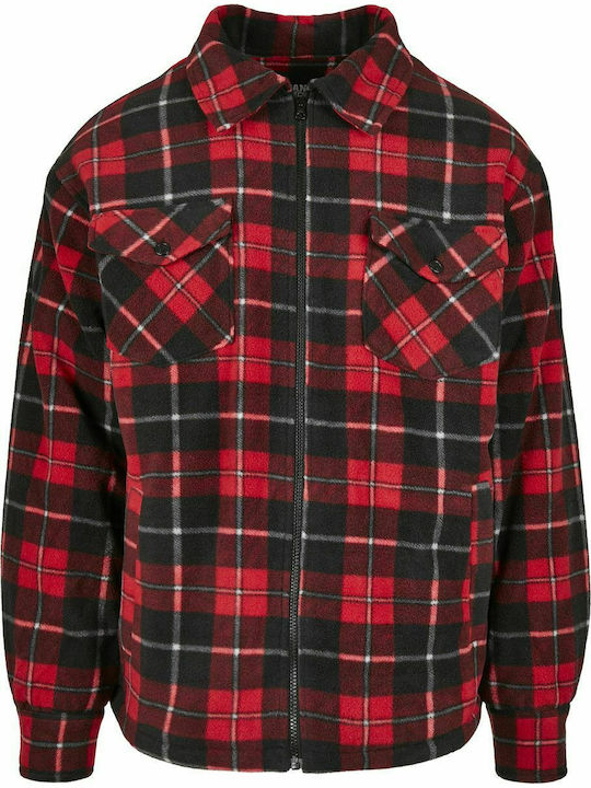 Μακρυμάνικo Overshirt Καρό Red/Black