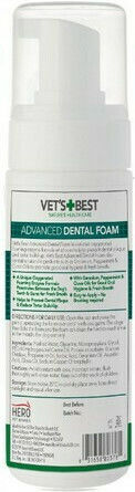 Vet's Best Mouthwash Foam Bay Leaf Mint Dog Dental Foam against Bad Breath 150ml