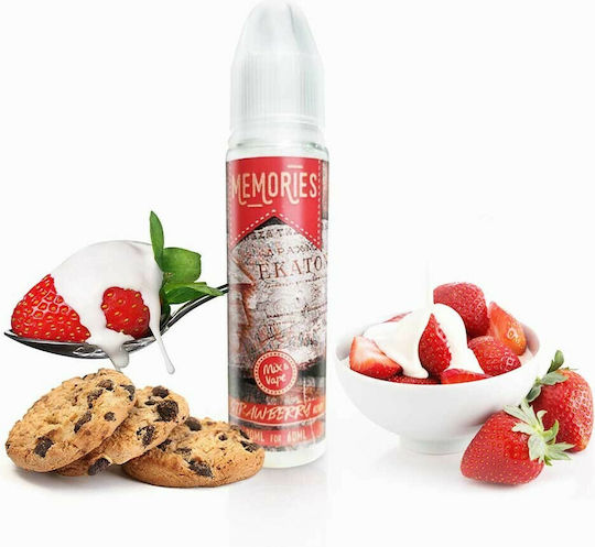Memories Flavor Shot Strawberry Cream 100Δρχ 20ml/60ml 1pcs