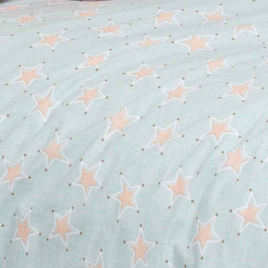 Melinen Mini Stars Πάνα Αγκαλιάς Γαλάζιο 85x85εκ.