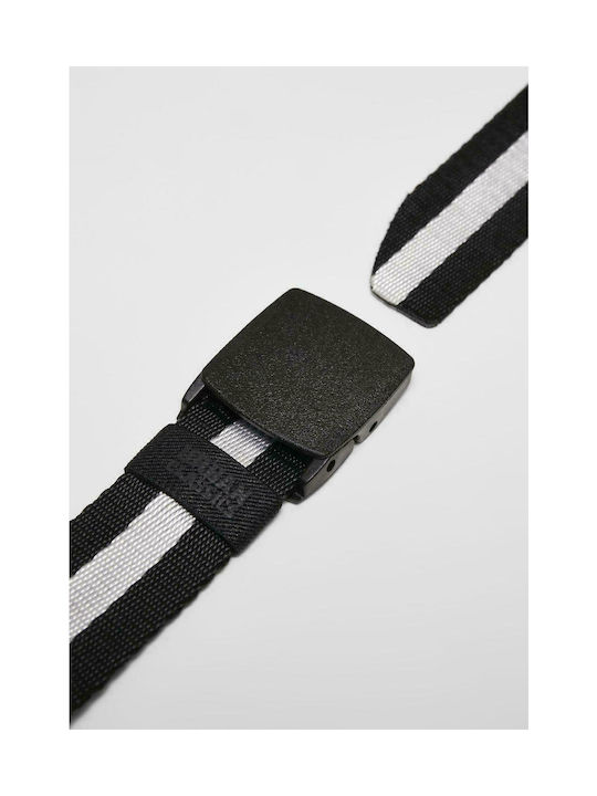 Urban Classics TB3908 Men's Fabric Webbing Belt Belt Black