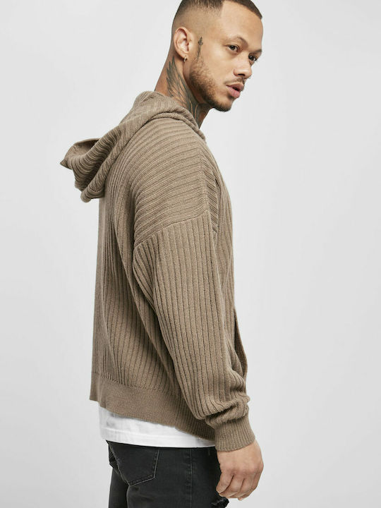 Langarm-Pullover Dark Khaki