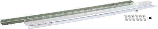 GloboStar Lighting Batten Single-Ended Outdoor with 1 Slot for LED Lamp T8 150cm