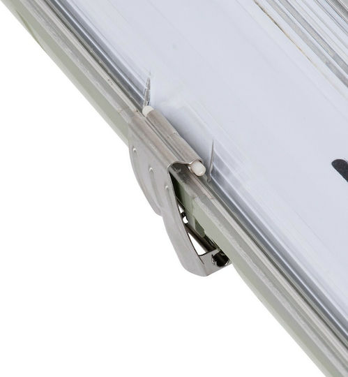 GloboStar Lighting Batten Single-Ended Outdoor with 2 Slots for LED Lamps T8 150cm