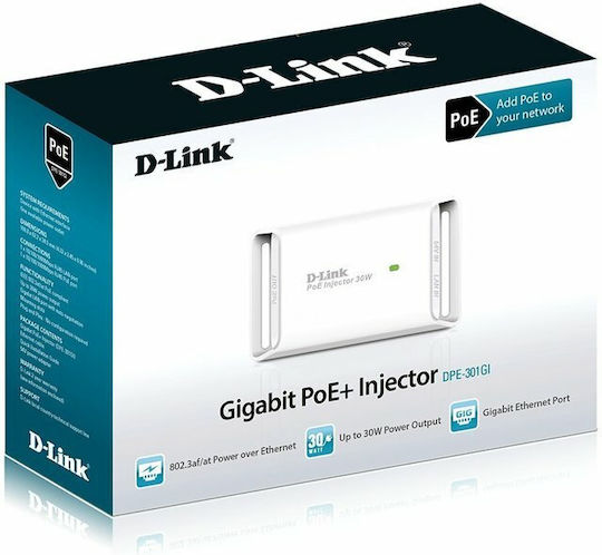 D-Link DPE-301GI PoE+ Injector