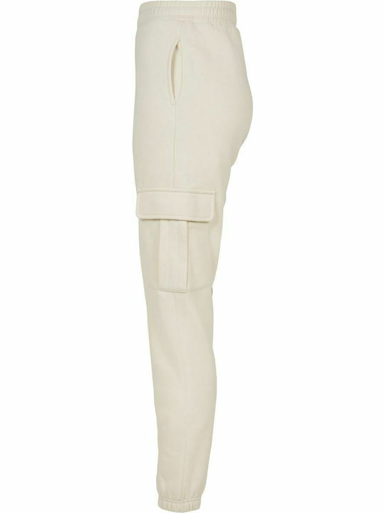 Jogginghose Jogger Vlies White Sand