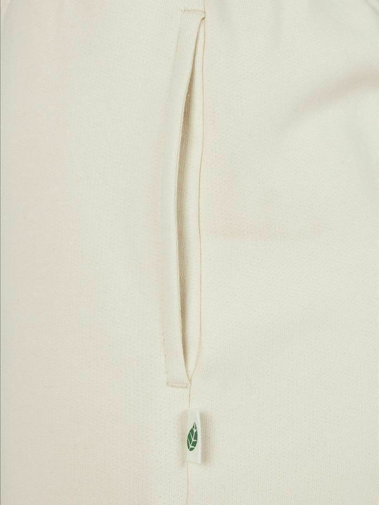 Women's Sweatpants with Jogger Fleece White