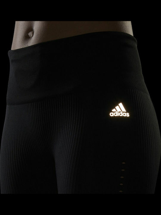 Aeroknit Running Γυναικείο Cropped Κολάν Μαύρο