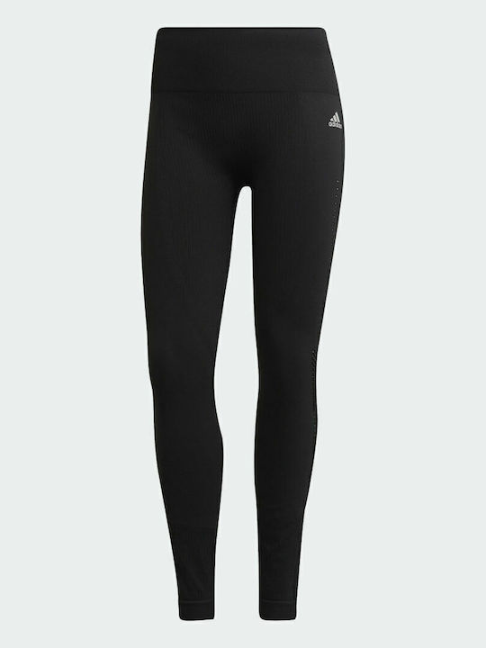 Aeroknit Running Γυναικείο Cropped Κολάν Μαύρο