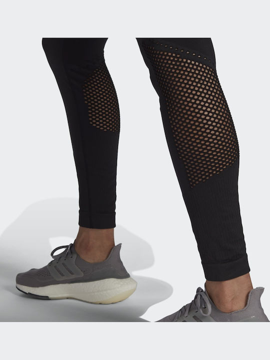 Aeroknit Running Γυναικείο Cropped Κολάν Μαύρο