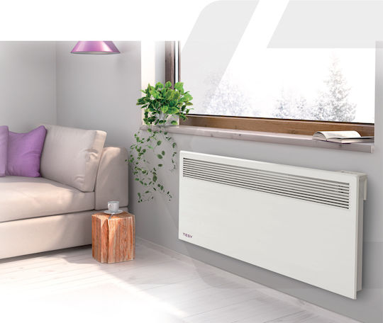 Tesy CN 051 150 EI CLOUD W Конвектор Стена 1500W с Електронен Термостат и WiFi 63.2x45.9см Сив