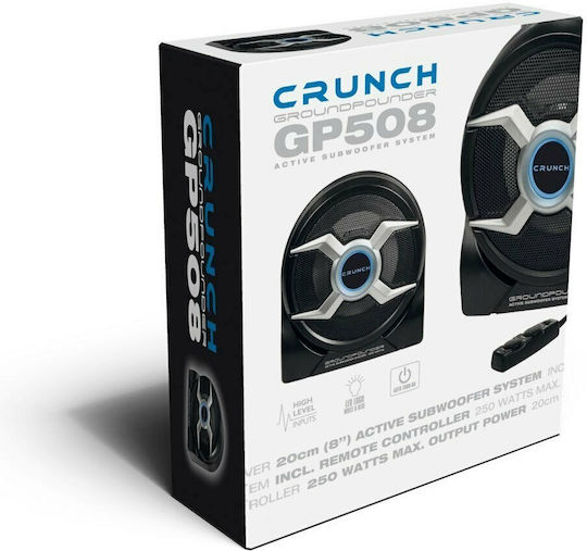 Crunch Autoamplificat Subwoofer Auto 8" 125W RMS cu Carcasă