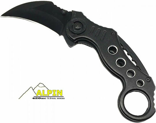 Alpin Outdoor Carabit Σουγιάς Μαύρος