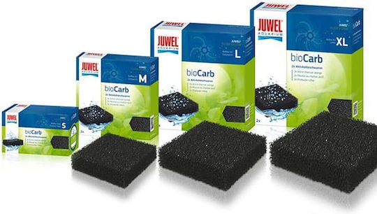 Juwel bioCarb Sponge for Aquarium Filter with Activated Carbon Activated Carbon Sponge (XL) 2 Pieces 2 Pieces
