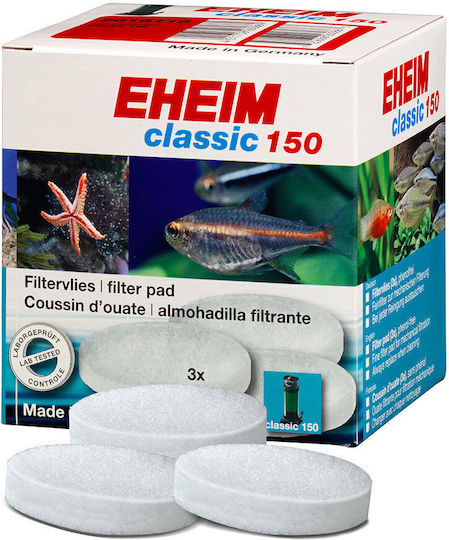 Eheim Fiberglass for Aquarium Filtering Set of 3 Glass Wool for Classic 150/2211 Filters 3pcs