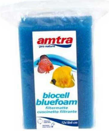 Amtra Biocell Bluefoam Medium Burete pentru Filtrarea Acvariului Burete albastru 12x18x6cm 1buc