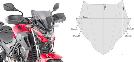Givi Ζελατίνα Honda CB 500 F 2019-2020 1176A