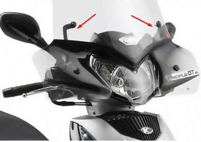 Givi Motorcycle Windshield & Windscreen Installation Kit for Kymco People A443A